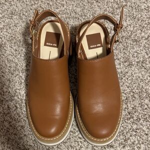 Dolce Vita Woman’s Tan Leather Loafers